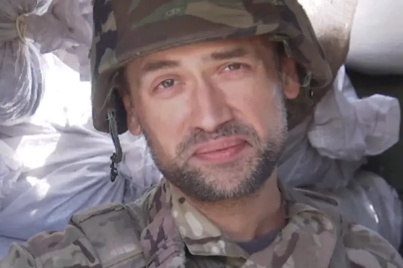 Анатолий Пашинин в зоне АТО