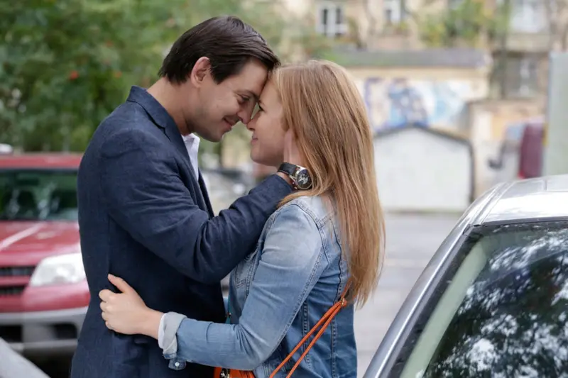 Анна Арефьева и Андрей Терентьев в фильме «Игра с огнем»