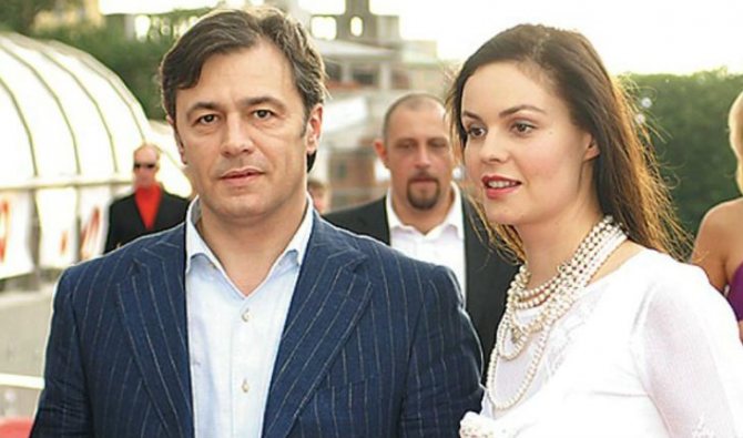 Екатерина Андреева с мужем Душаном Перовичем