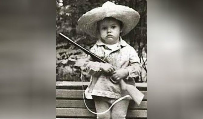 Екатерина Андреева в детстве