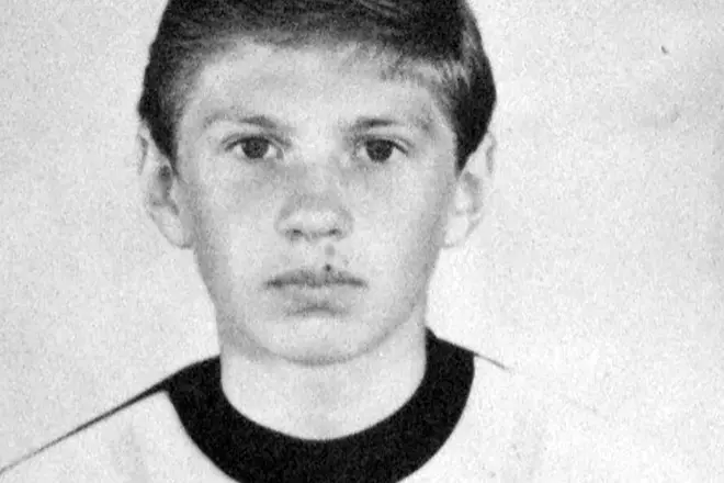 Евгений Левченко в детстве