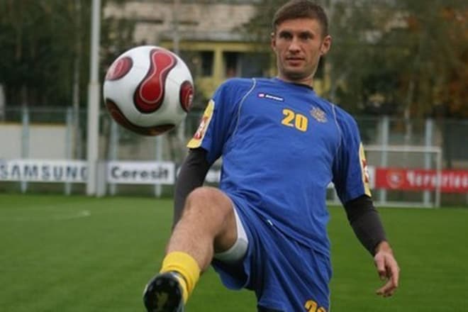 Евгений Левченко в сборной Украины