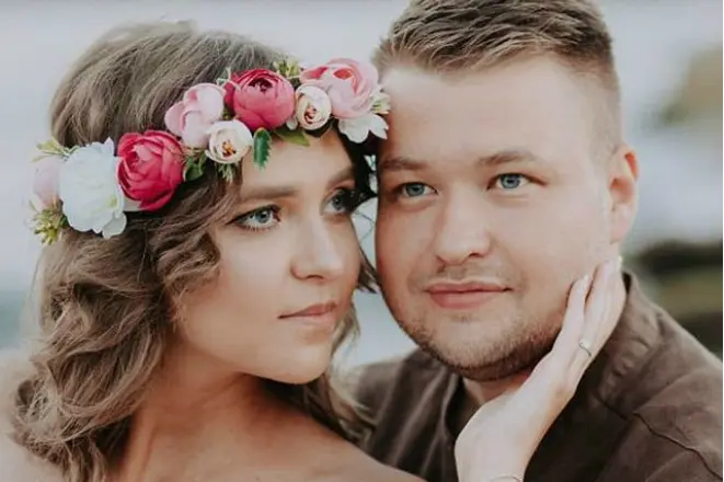 Михаил Жуков с женой
