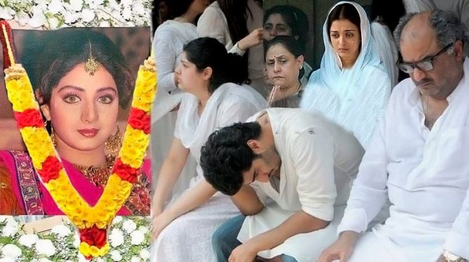 Похороны Sridevi