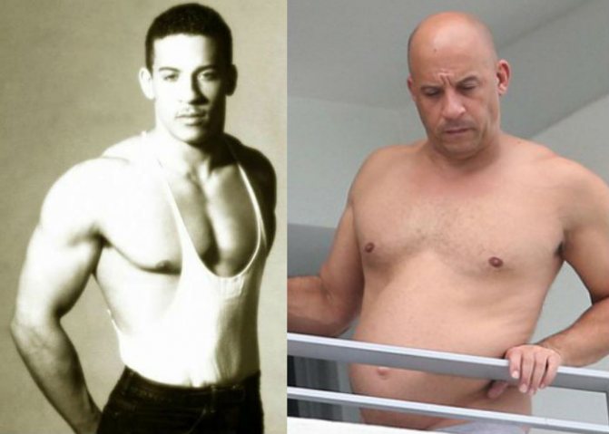 Популярный голливудский актер театра и кино Вин Дизель в молодости 30 лет назад фото