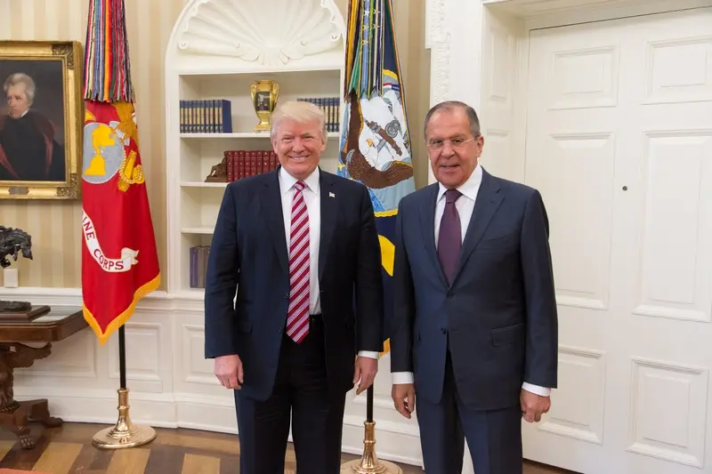 Сергей Лавров и Дональд Трамп